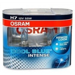 OSRAM лампочка H7 (55) PX26d+20% COOL BLUE INTENSE 12V 2шт.